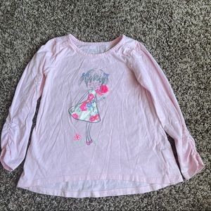 Girls Childrens Place Pink Long Sleeve Tee